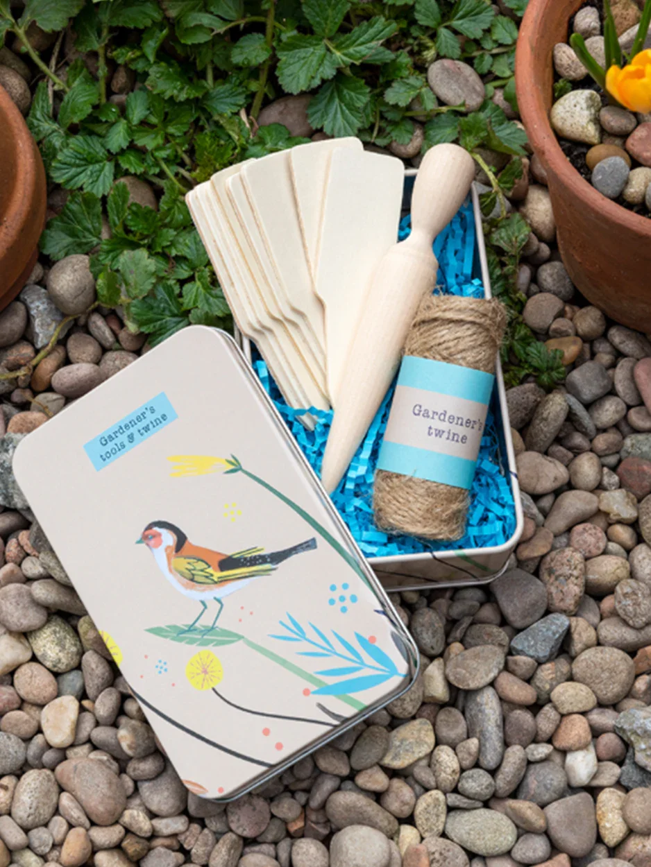 Gardener's Tools & Twine Tin
