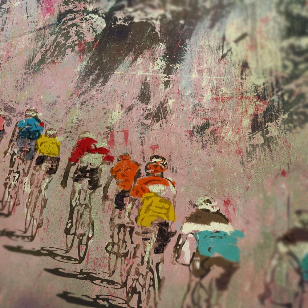 Giro D'Italia - The Ascent of the Dolomites - Cycling Print - Image 5