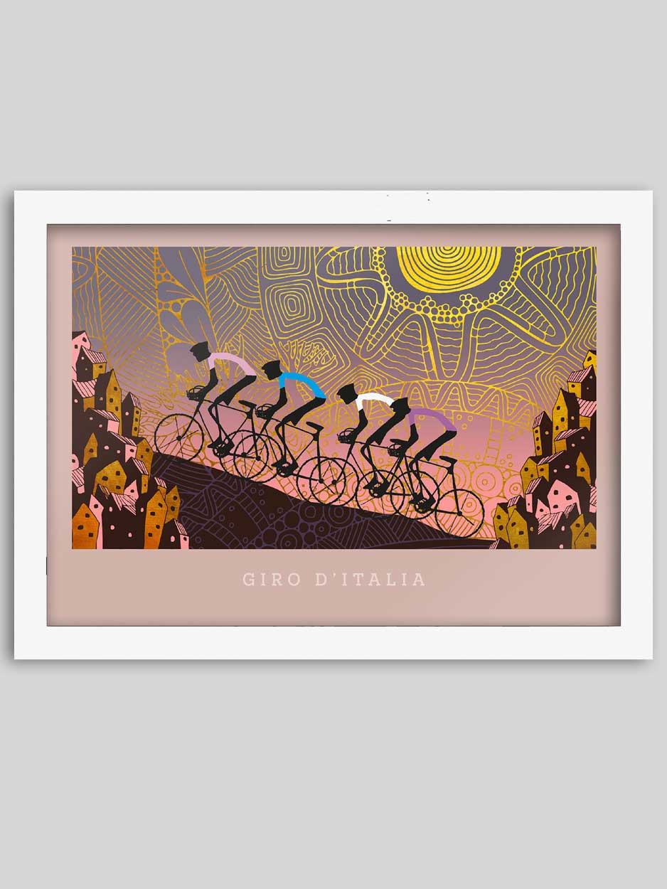Giro d'Italia Tuscany - Cycling Print - Image 2