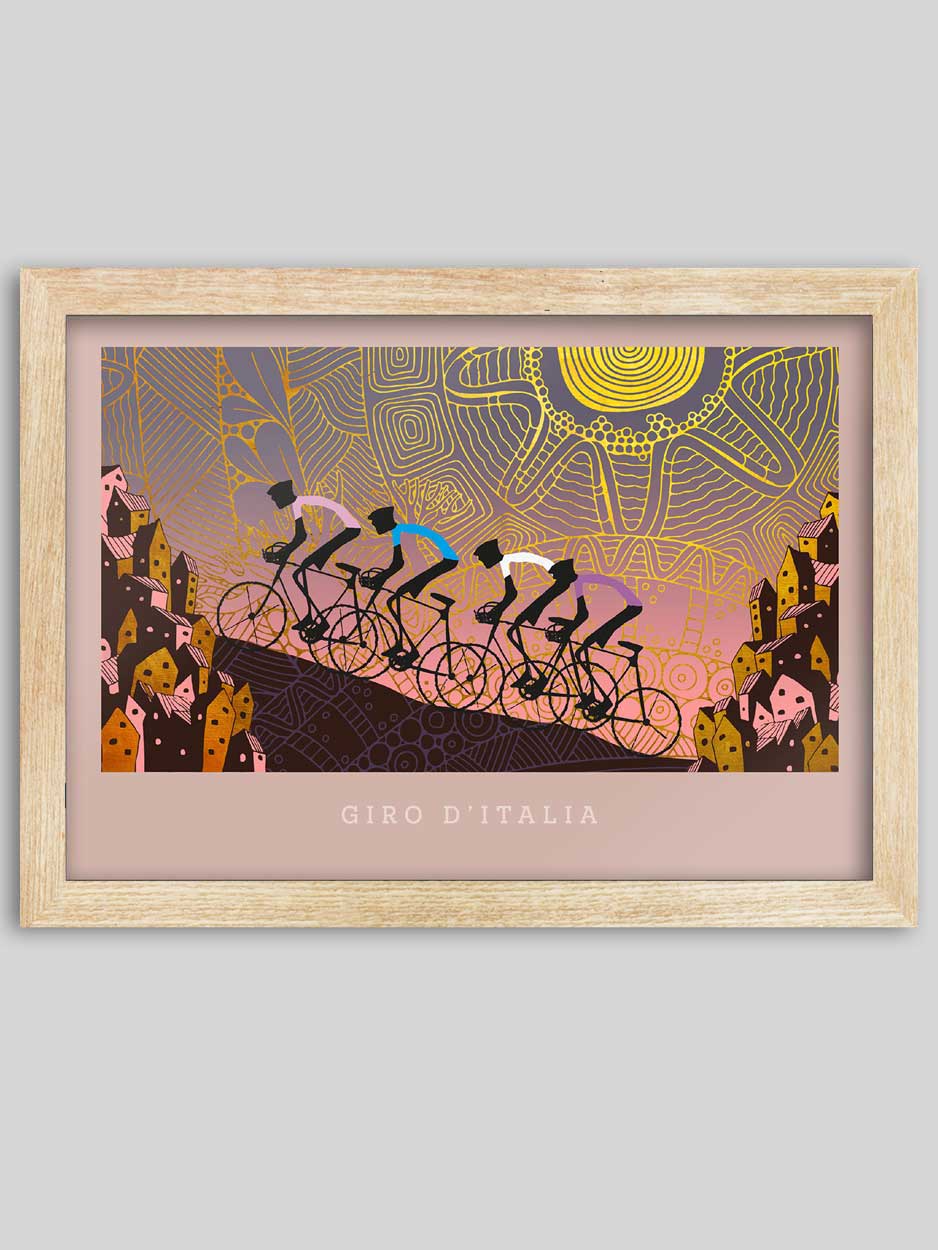 Giro d'Italia Tuscany - Cycling Print - Image 3