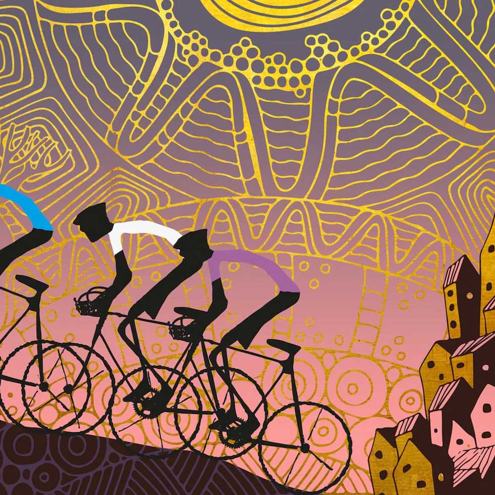 Giro d'Italia Tuscany - Cycling Print - Image 4