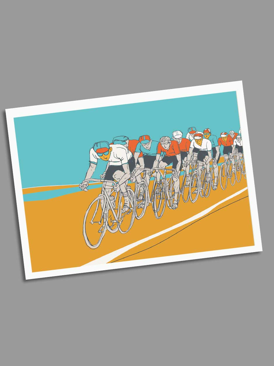 Going for a Spin - Blank Greeting Card
