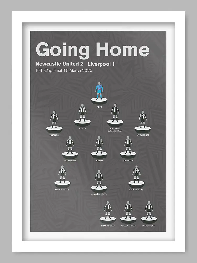 Going Home - Newcastle United Football Print - Image 2