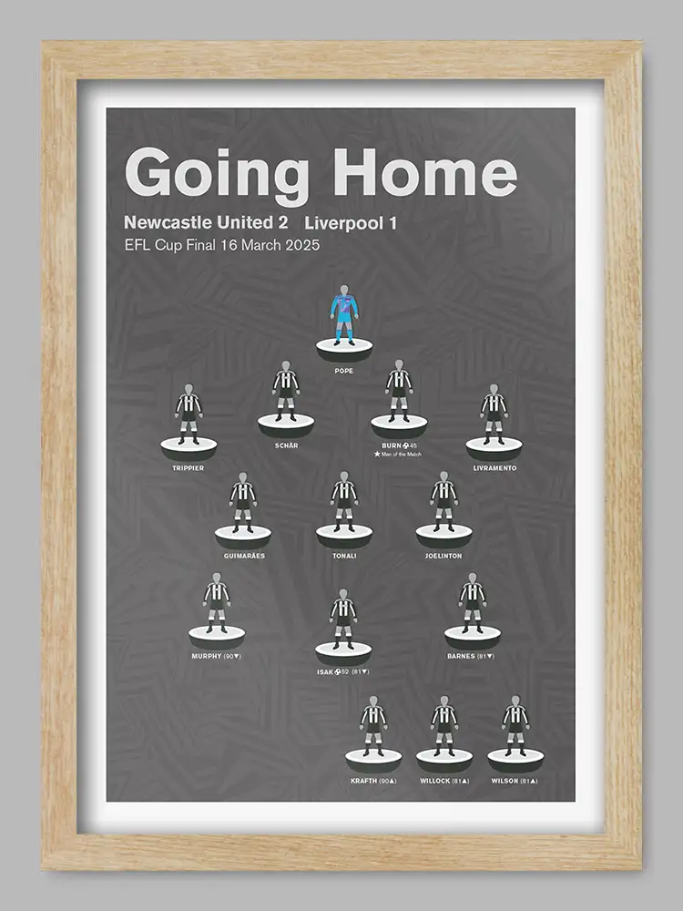 Going Home - Newcastle United Football Print - Image 3