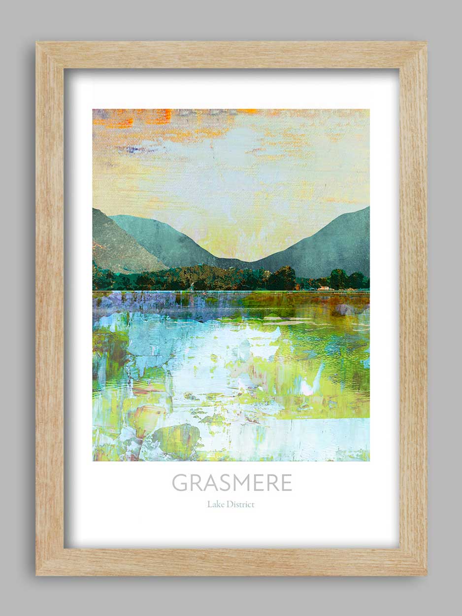Grasmere Reflections - Lake District Print - Image 3