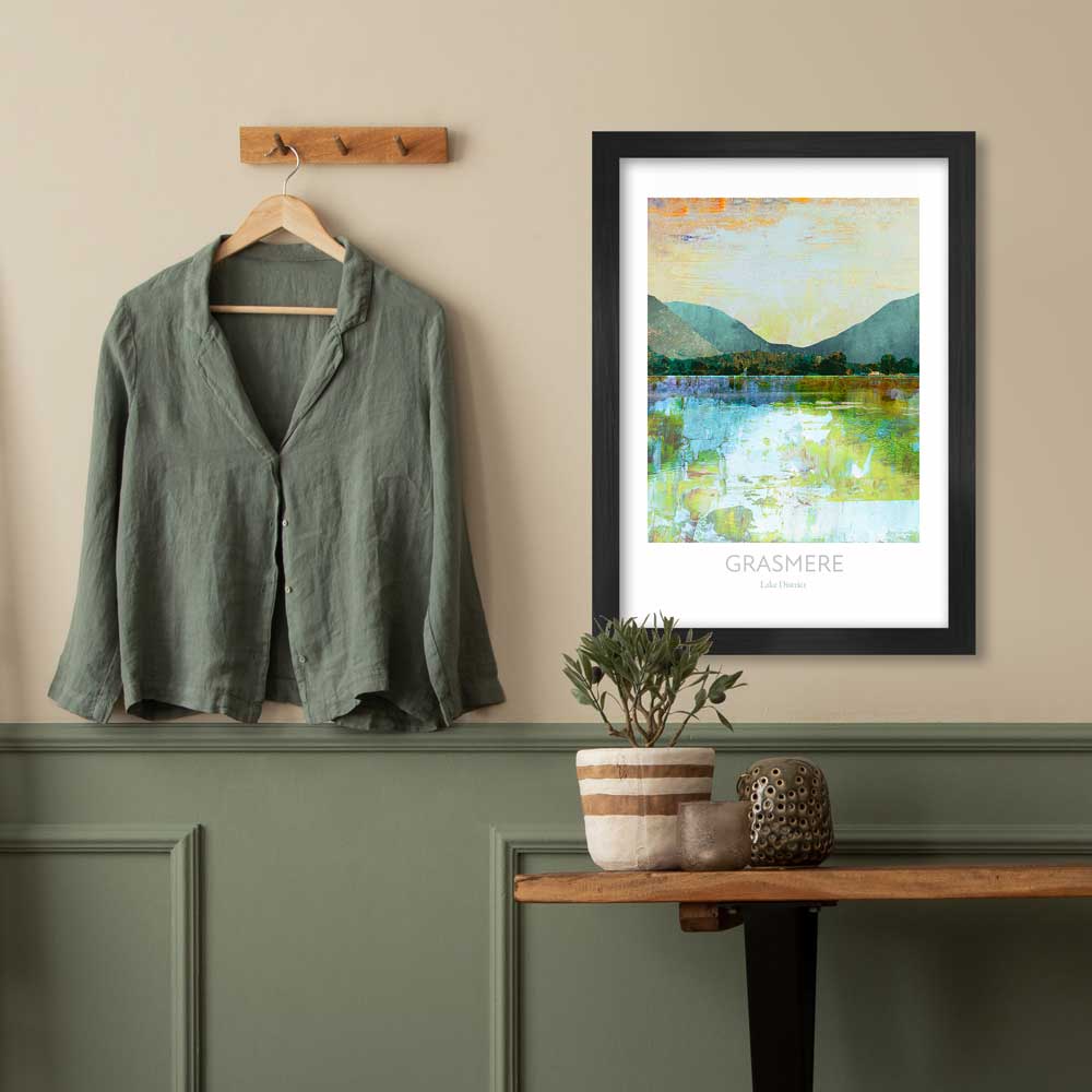 Grasmere Reflections - Lake District Print - Image 4