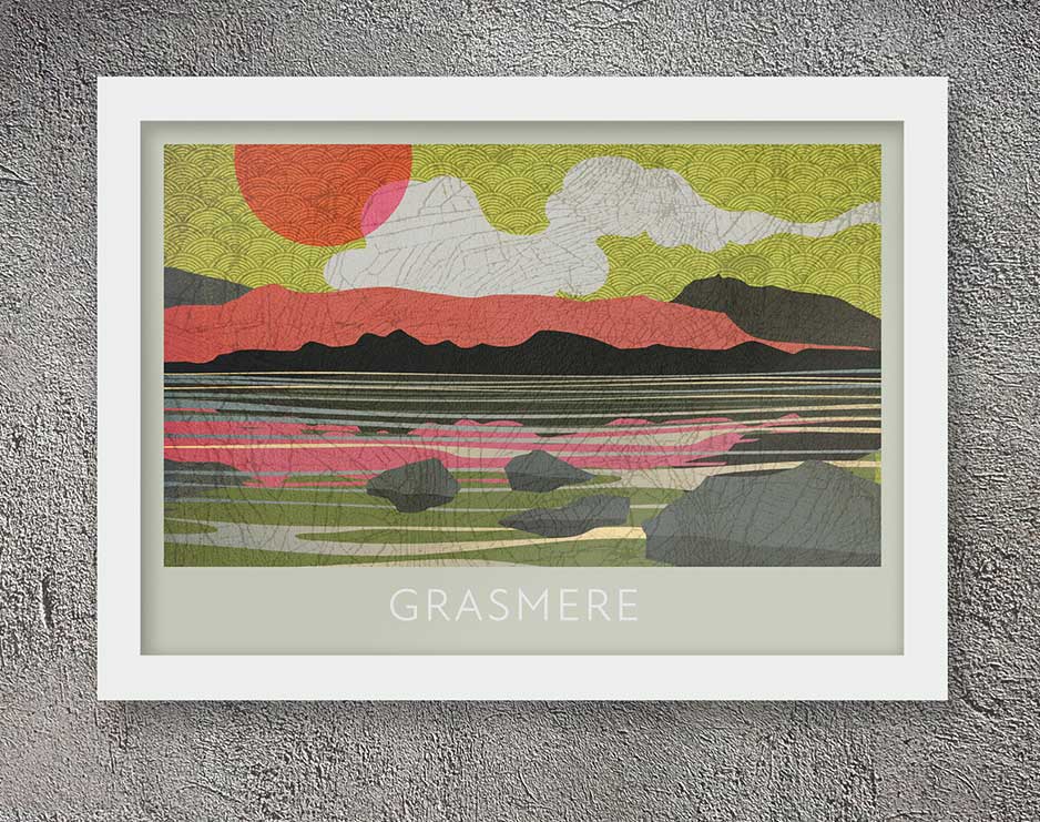 Grasmere The Lake - Lake District Print - Image 2