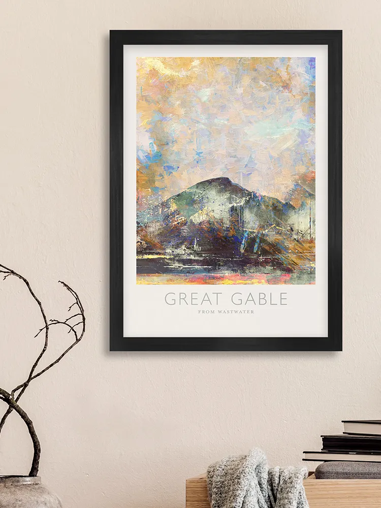 Great Gable from Wastwater - Lake District Print - Image 5