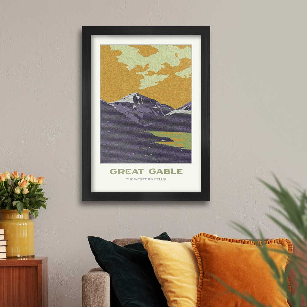 Great Gable The Western Fells - Lakes District Print - Image 5
