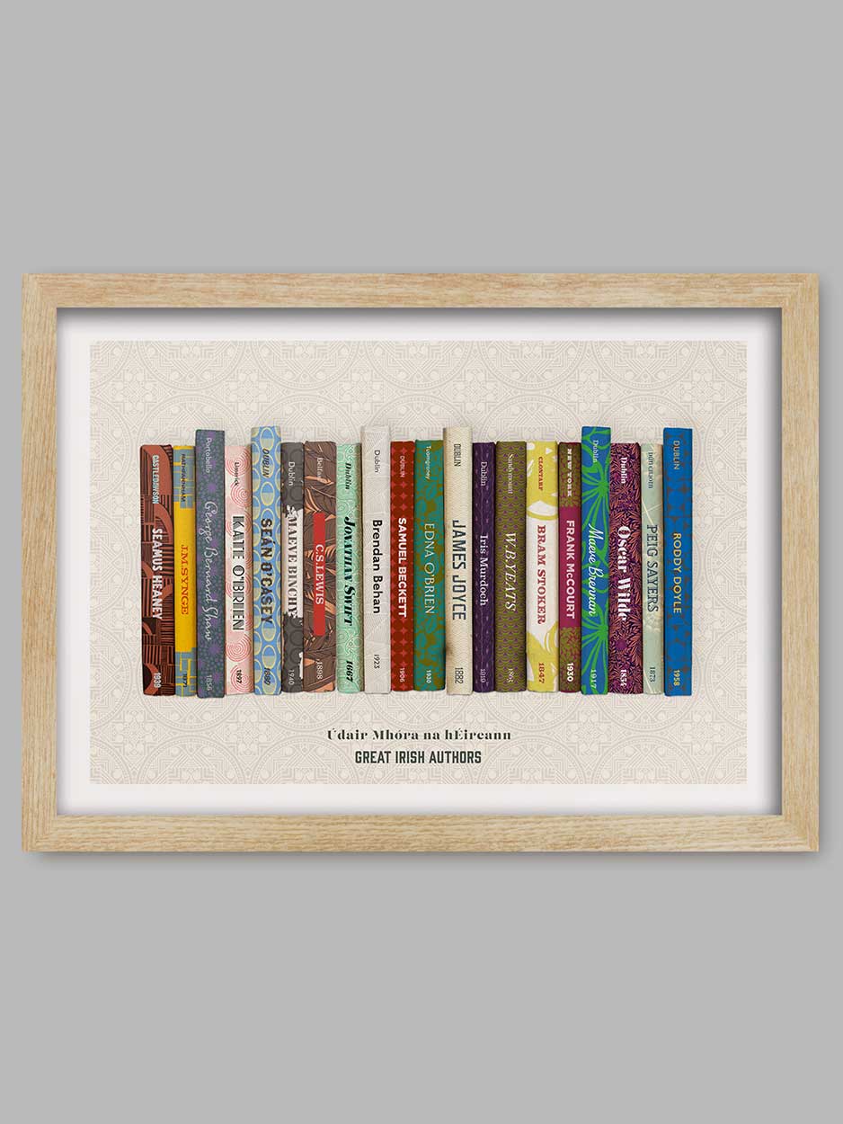 Great Irish Authors - Údair Mhóra na hÉireann Print - Image 3