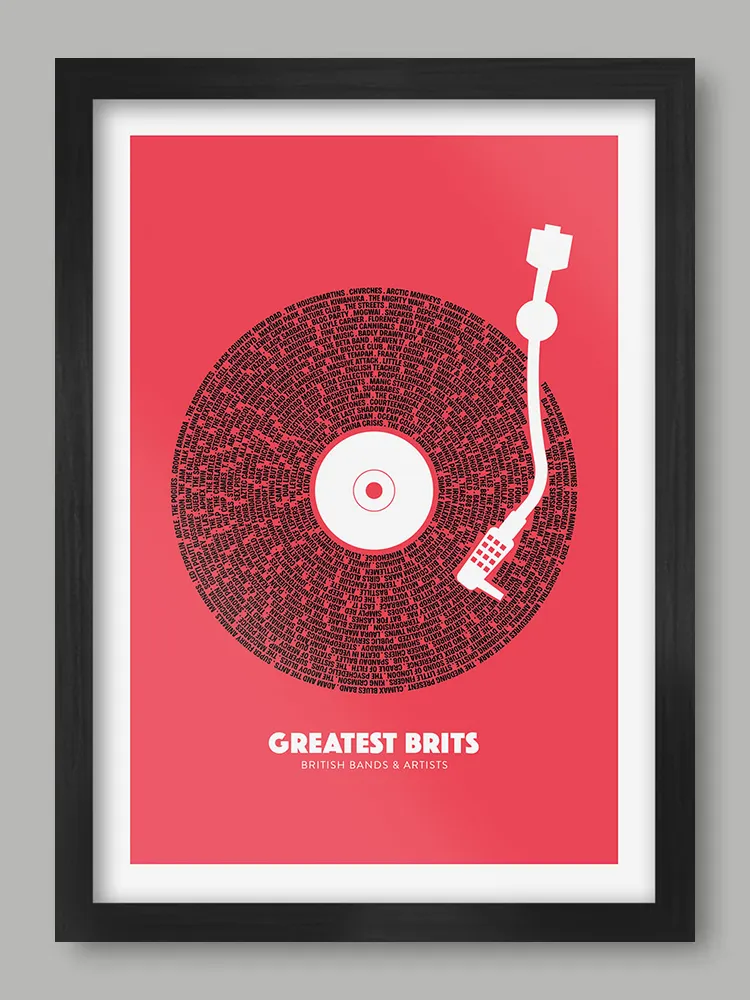 Greatest Brits - Music Print