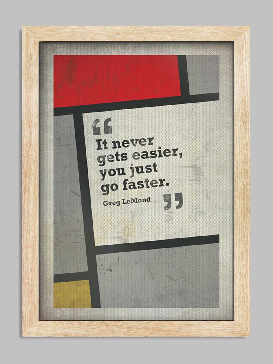 Greg LeMond Quote - Cycling Print - Image 3