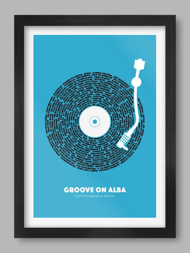 Groove on Alba - Music Print