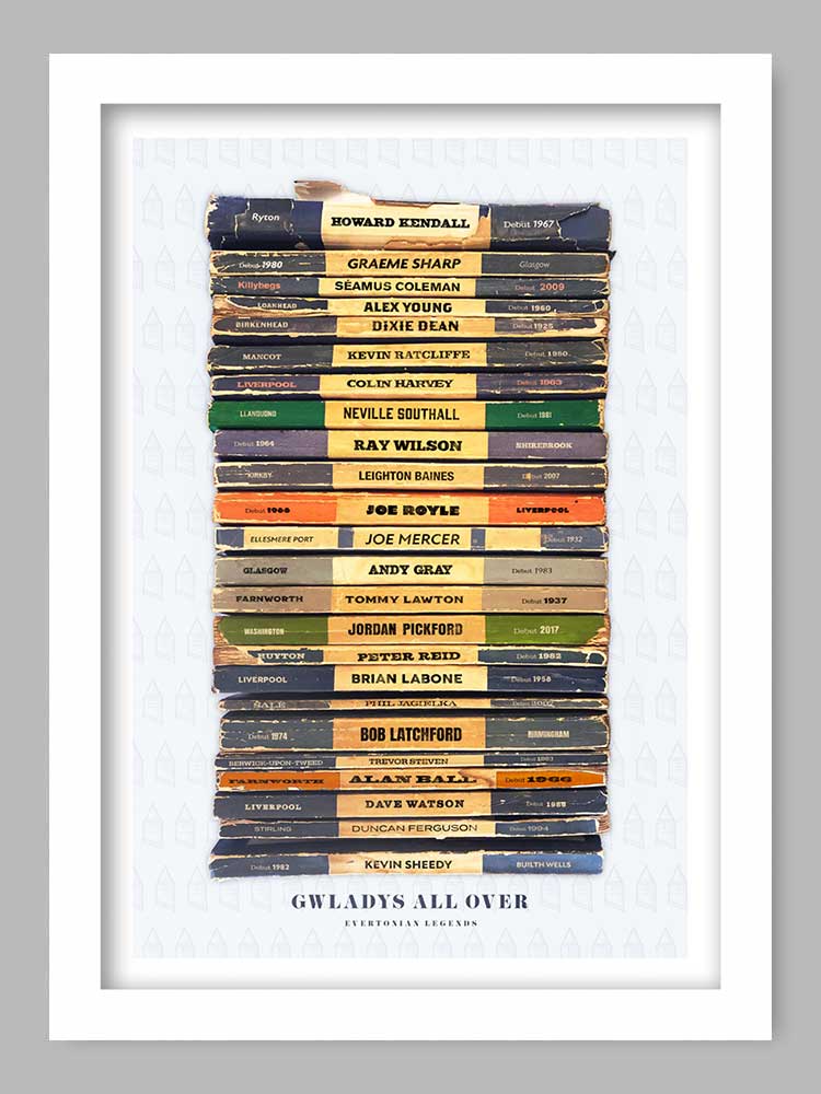 Gwladys All Over - Everton Football Print - Image 2