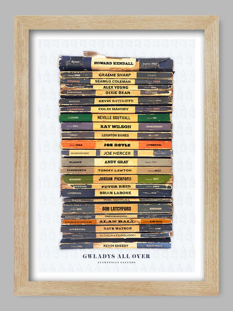 Gwladys All Over - Everton Football Print - Image 3