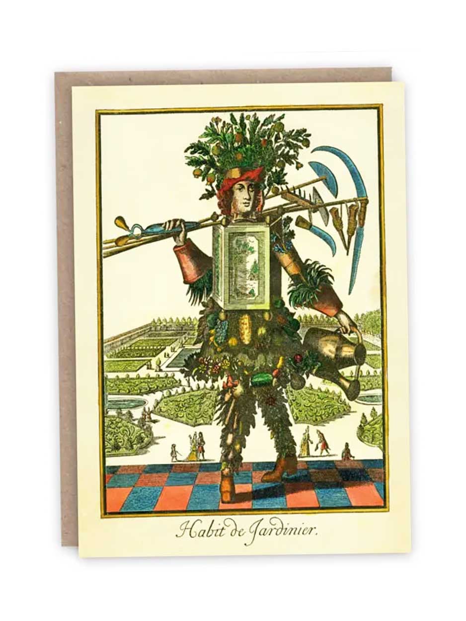 Habit de Jardinier - Blank Greeting Card