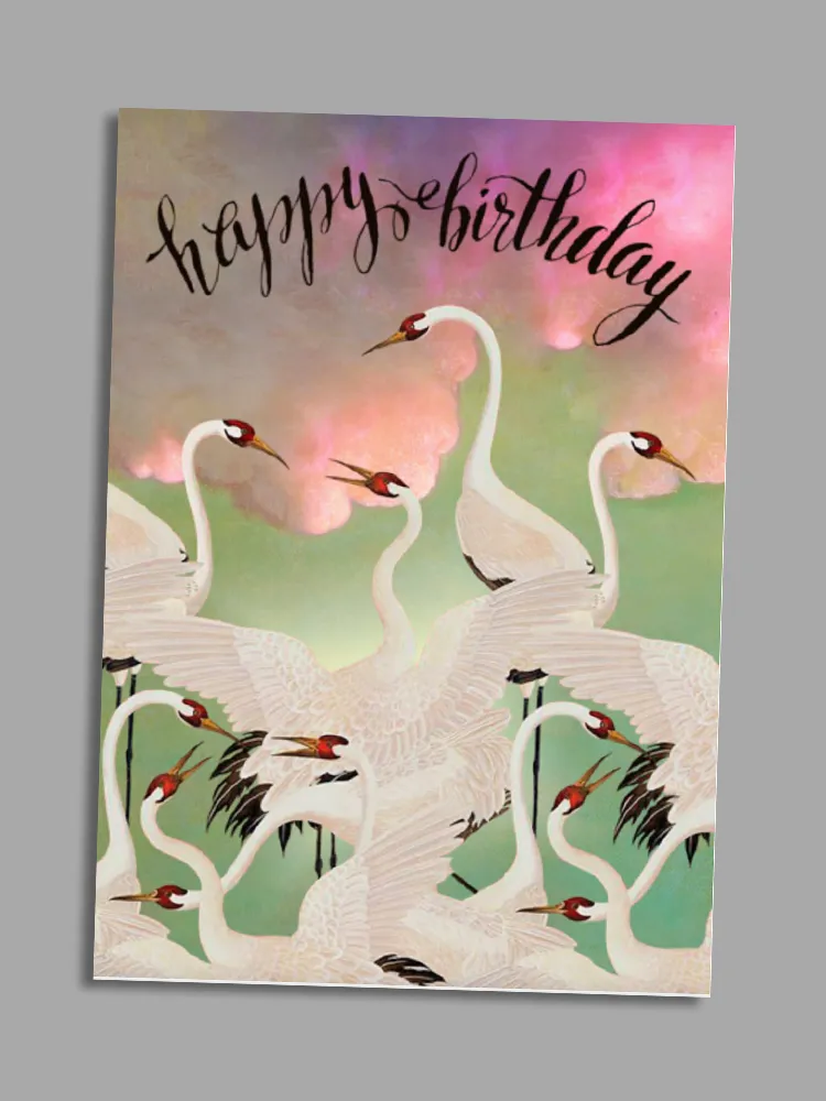 Happy Birthday Storks - Blank for your own message