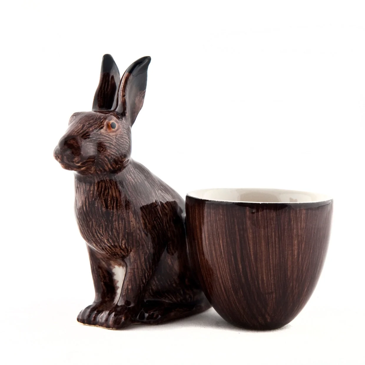 Hare Egg Cup by Quail Ceramics
