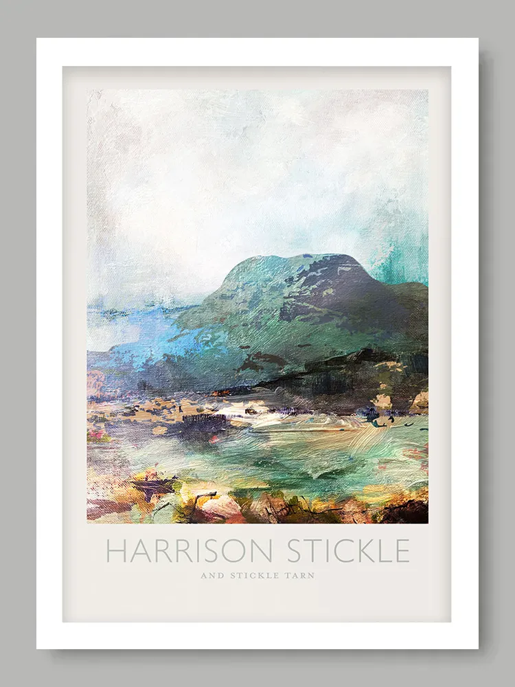 Harrison Stickle and Stickle Tarn - Lake District Print - Image 2
