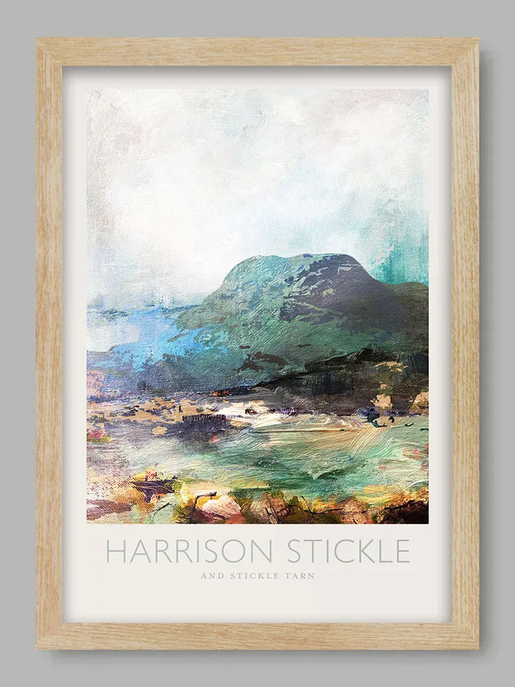 Harrison Stickle and Stickle Tarn - Lake District Print - Image 3