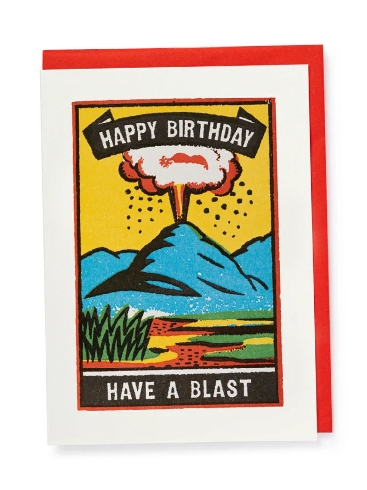 Have a Blast  - Blank Birthday Greeting Card