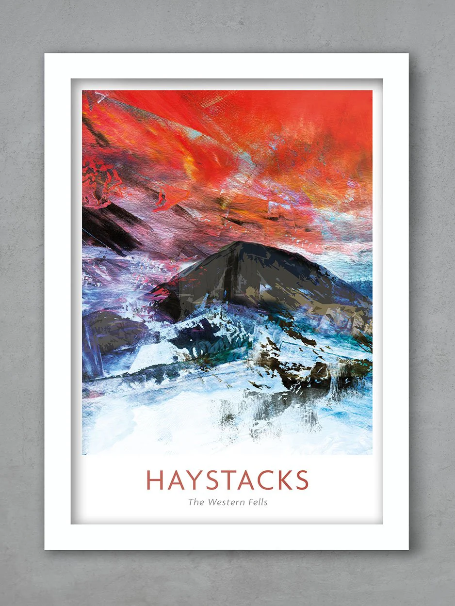Haystacks Abstract - Lake District Print - Image 2