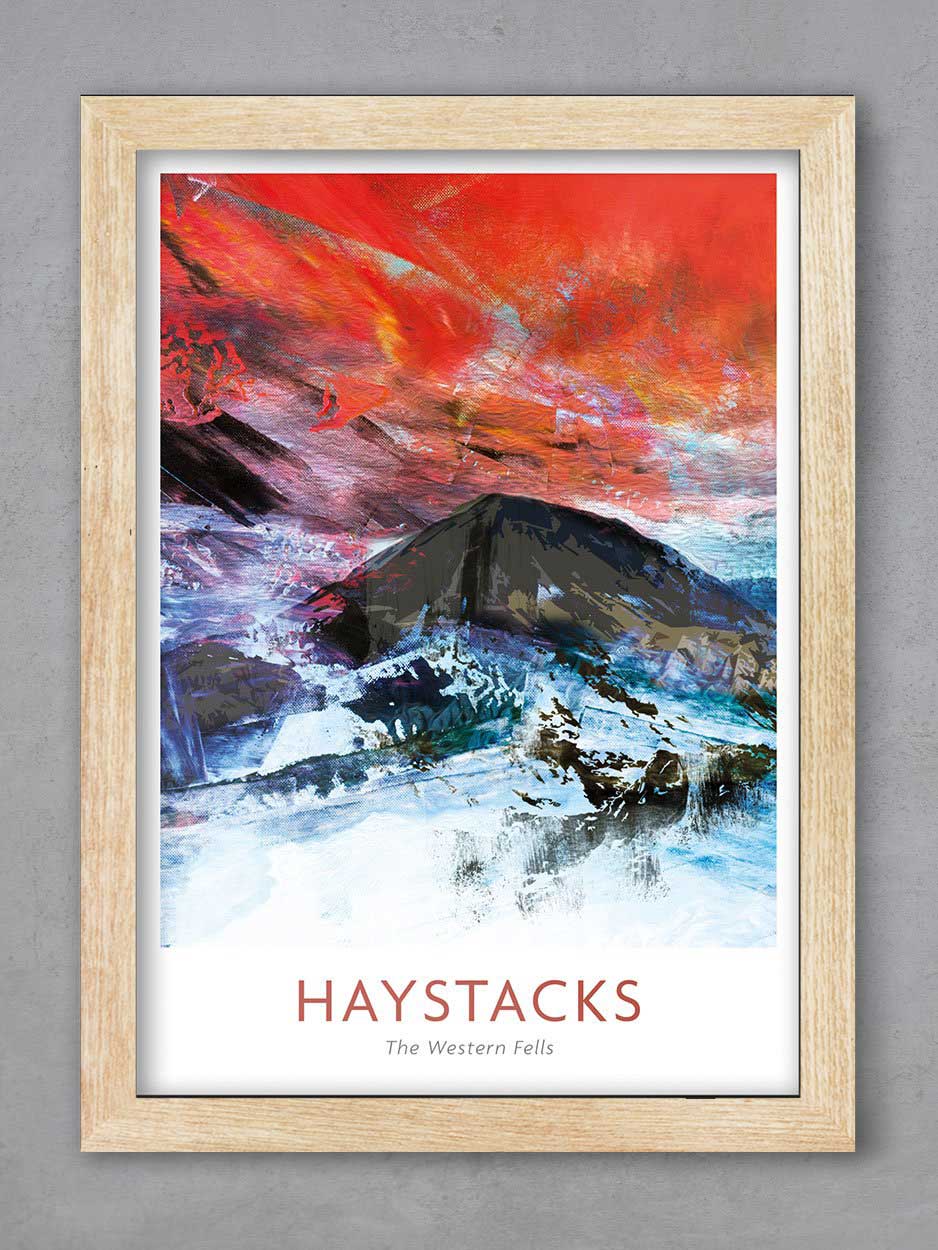 Haystacks Abstract - Lake District Print - Image 3