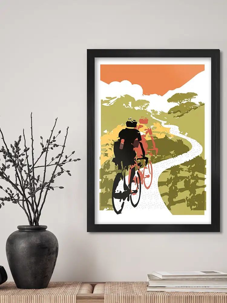 Head In The Clouds - Cycling Print - Image 5