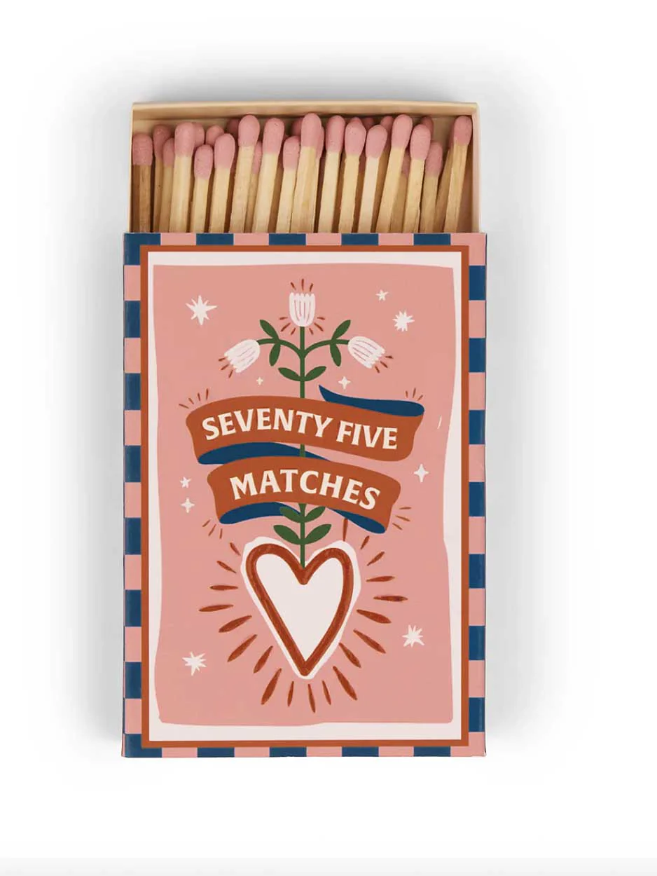 Heart - Extra Long Safety Matches