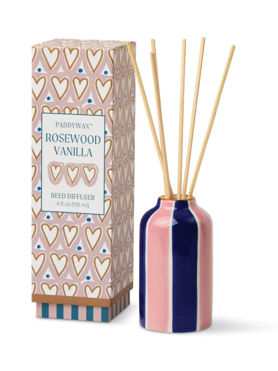 Hearts Ceramic Diffuser - Rosewood Vanilla