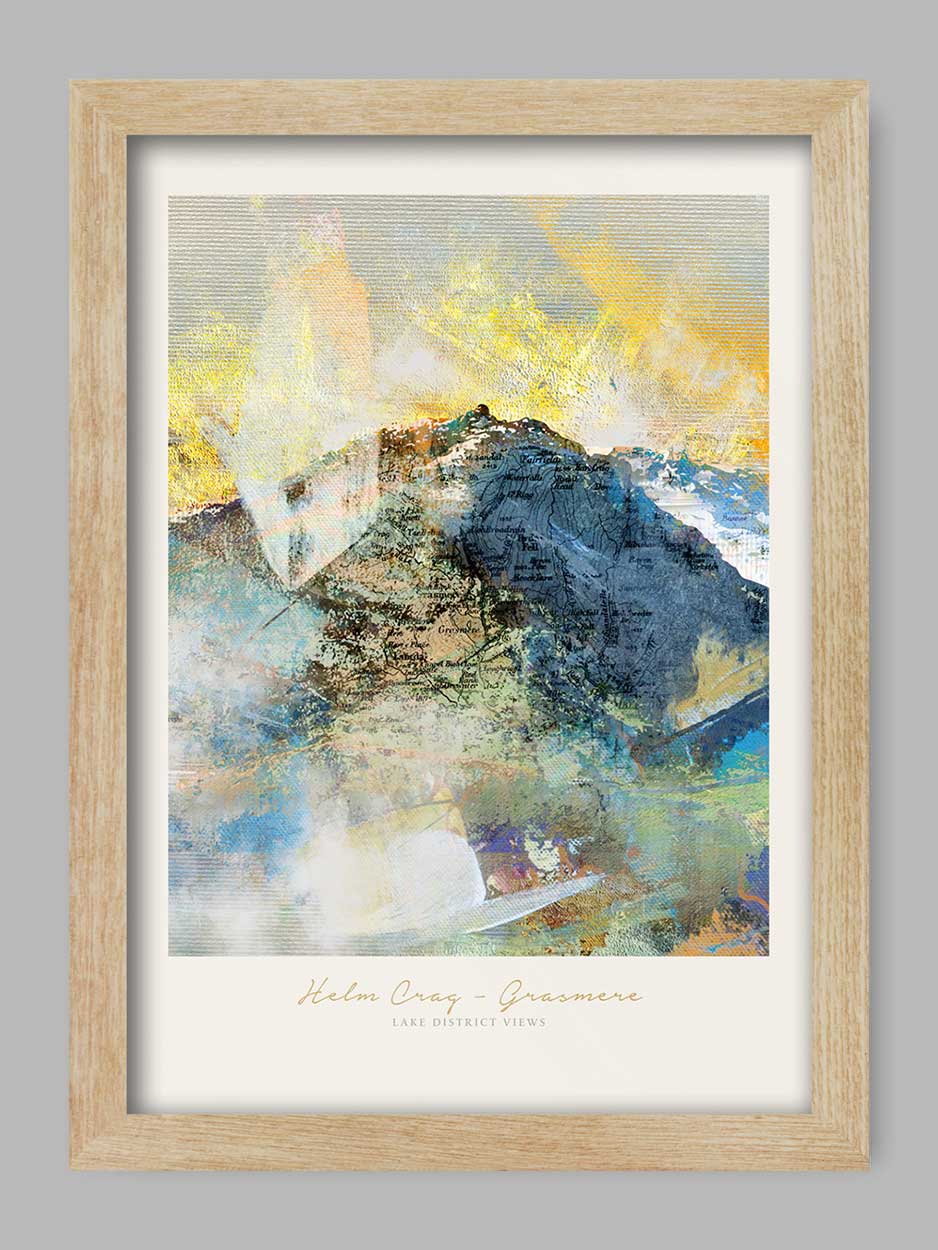 Helm Crag - Lake District Views Print - Image 3