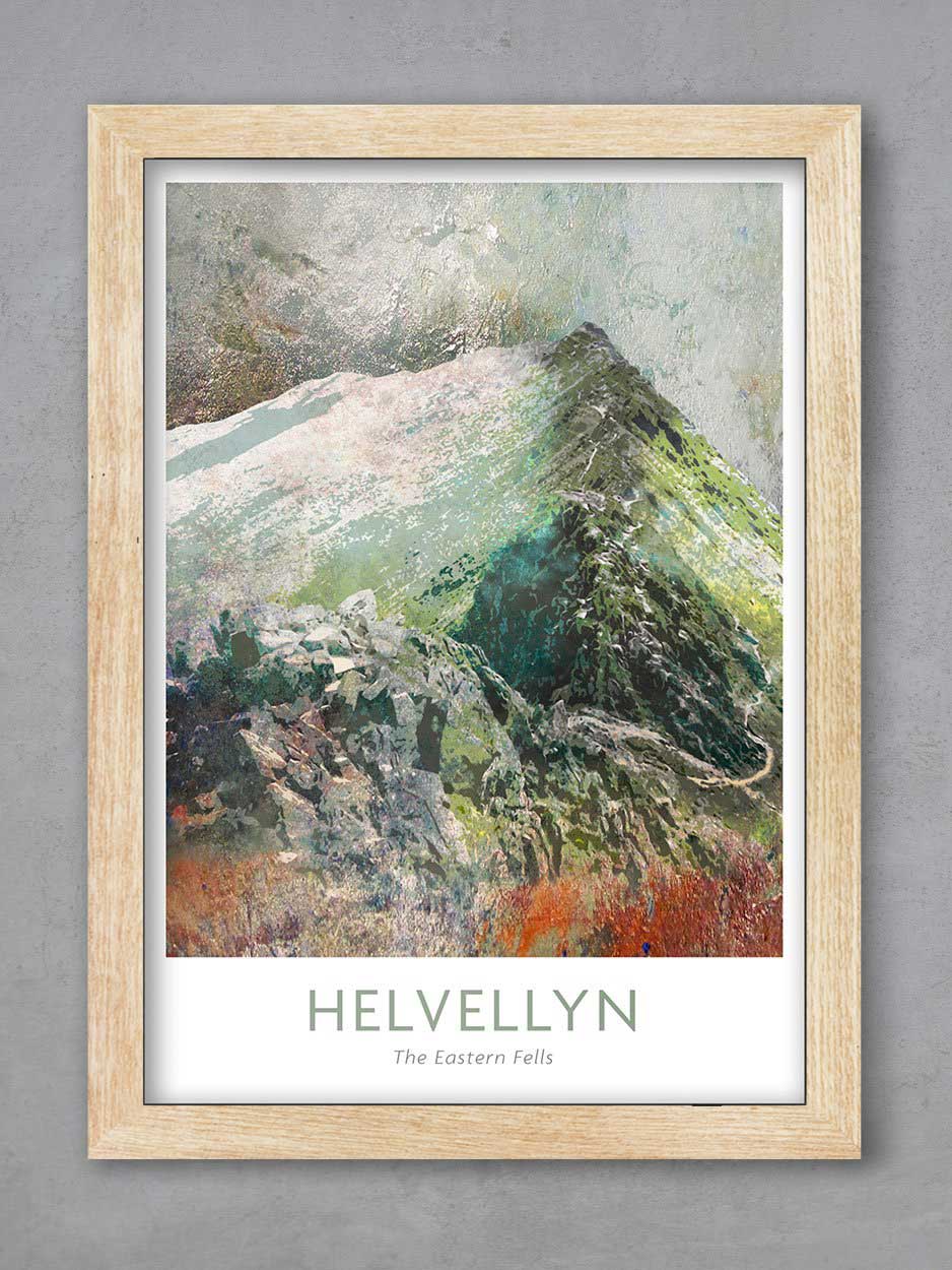 Helvellyn Abstract - Lake District Print - Image 3
