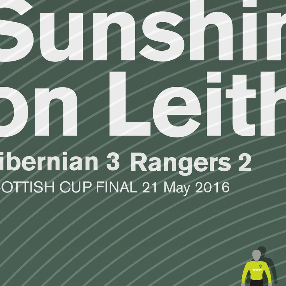 Hibernian, Scottish Cup 2016 - Football Print - Image 4