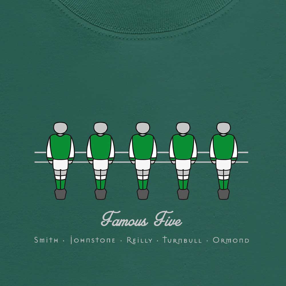Hibs Famous 5 T-shirt - Image 3