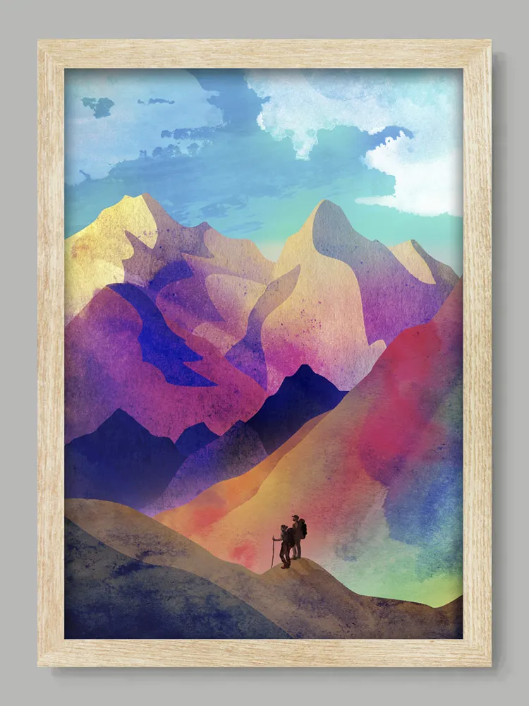 Hikers Print - Image 3