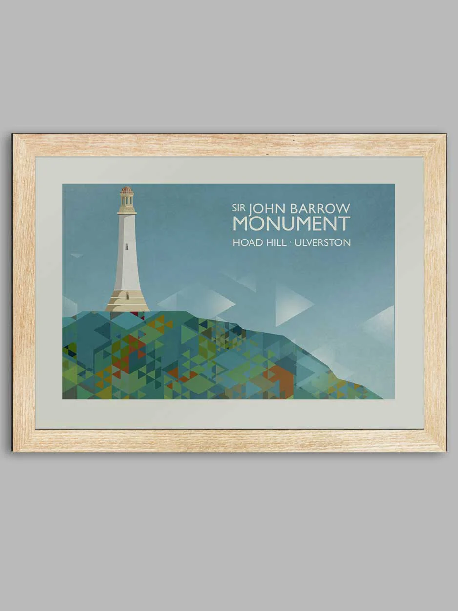 Hoad Hill & The Monument Print - Image 3