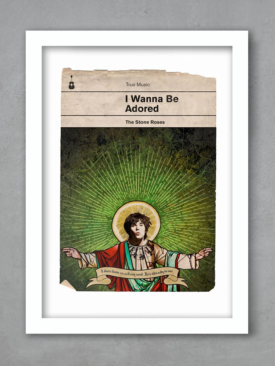 I Wanna Be Adored - Stone Roses Music Print - Image 3