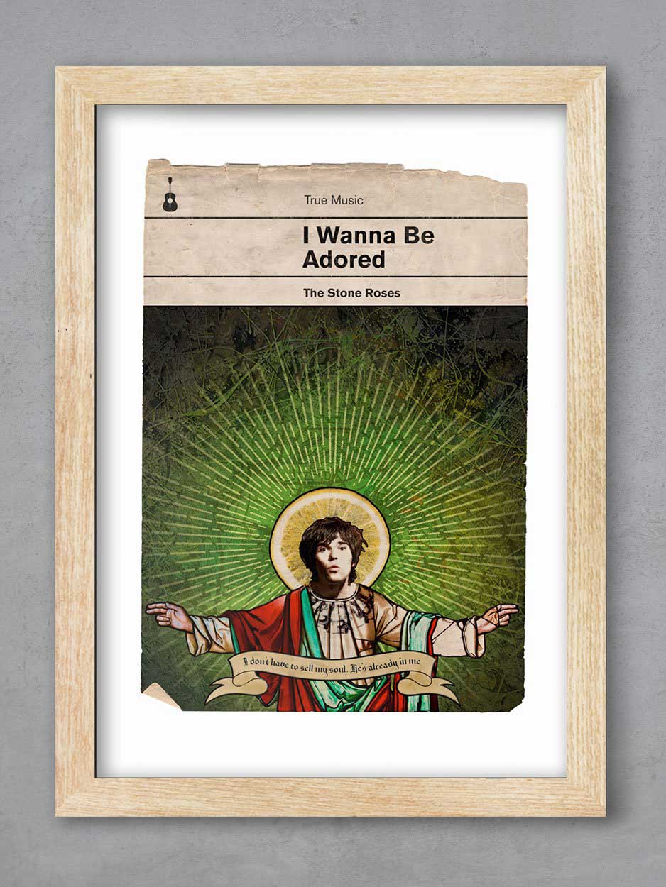 I Wanna Be Adored - Stone Roses Music Print - Image 4