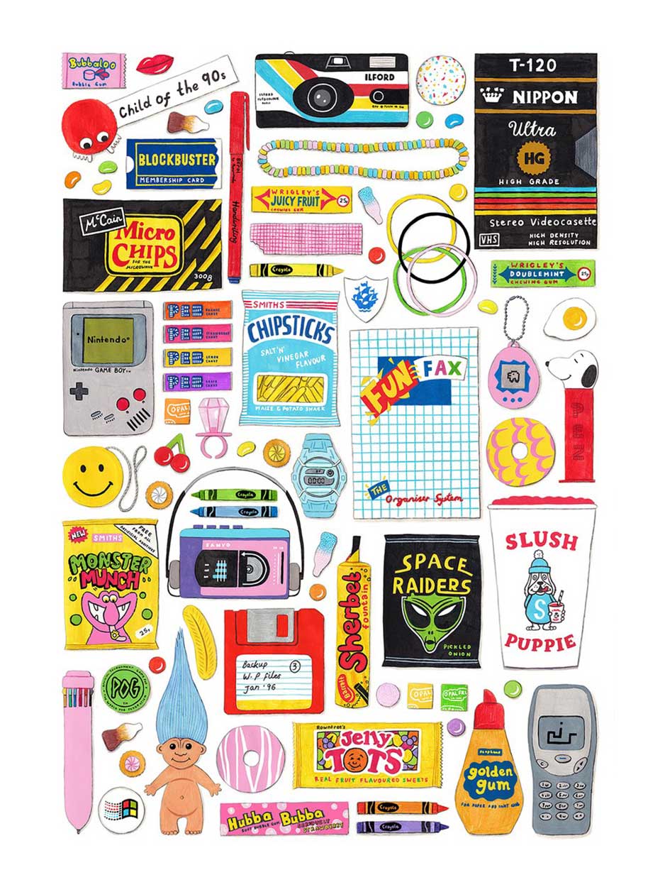 In The 90's - 1000 Piece Puzzle - Image 2