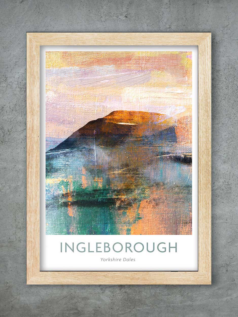 Ingleborough - Yorkshire 3 Peaks Print - Image 3