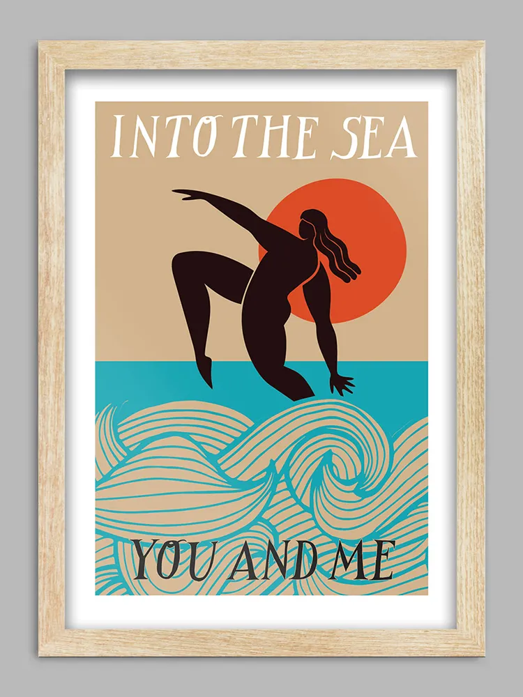Into the Sea - Swim Print - Image 3
