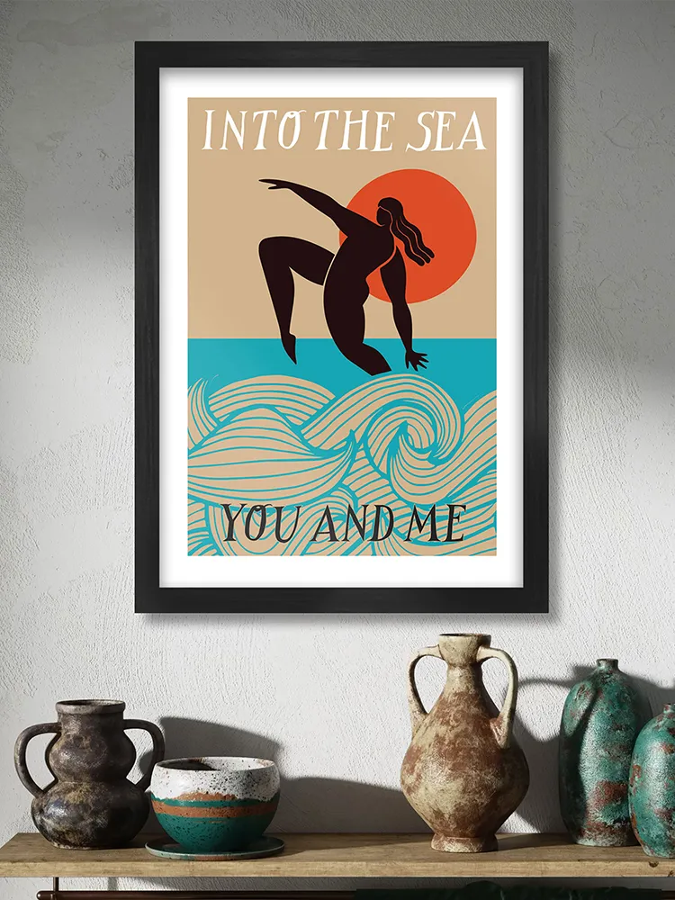 Into the Sea - Swim Print - Image 4
