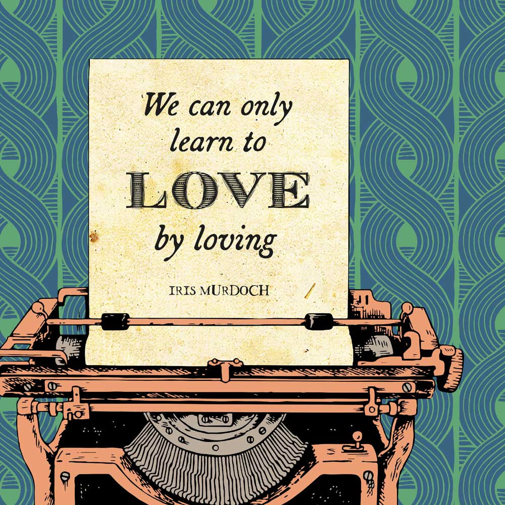 Iris Murdoch Literary Quote Print - Image 4