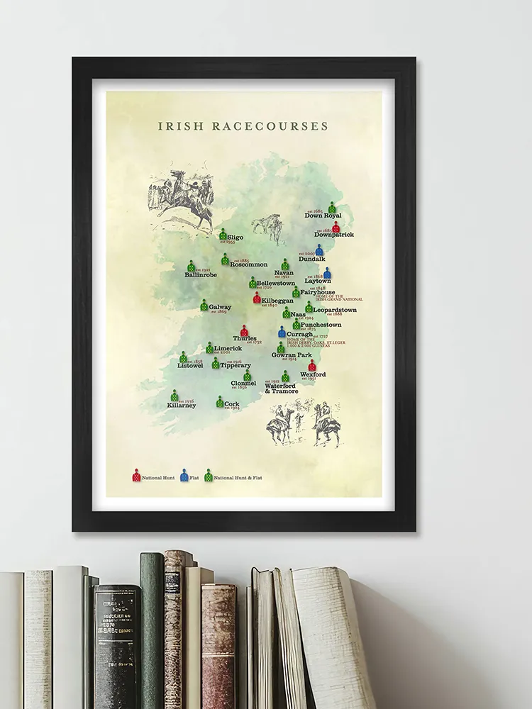 Irish Racecourses - Horse Racing Print - Image 6