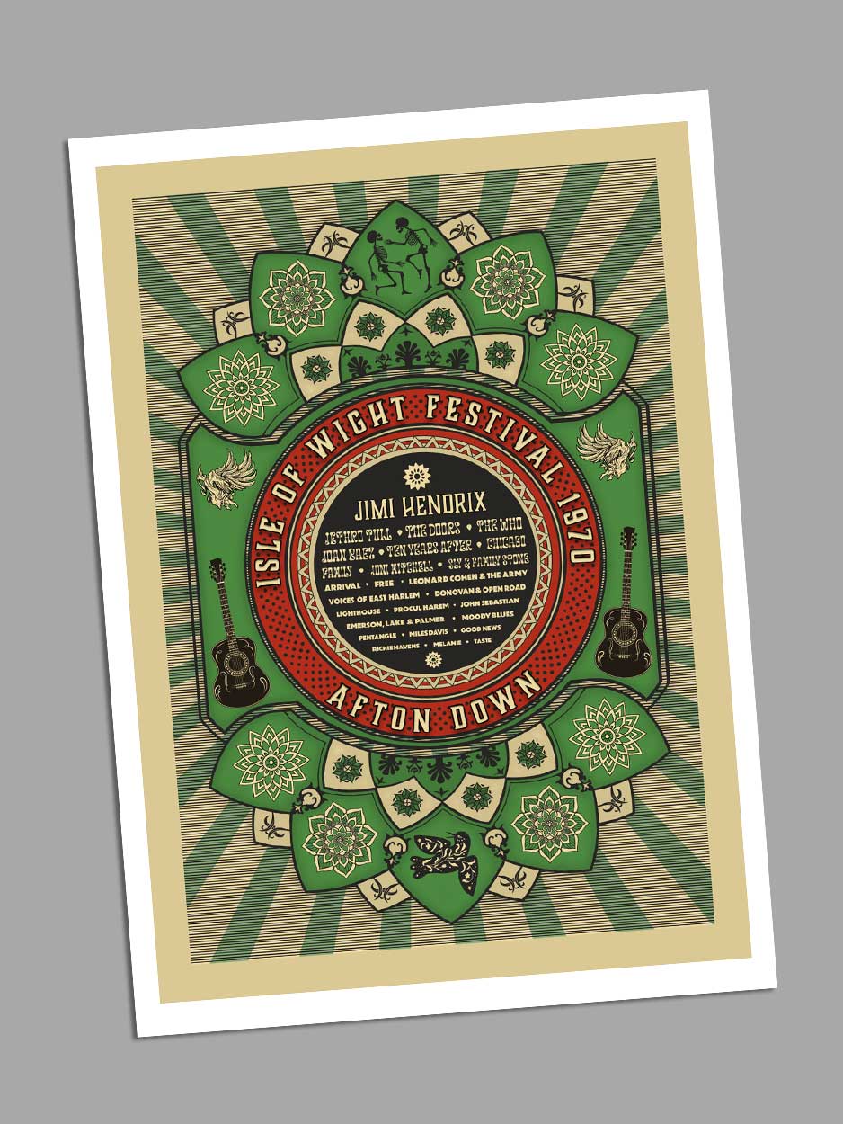 Isle of Wight Festival - Blank Greeting Card