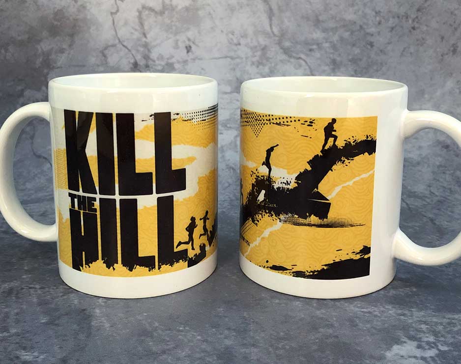 Kill The Hill Fell Running Mug Designed by The Northern Line