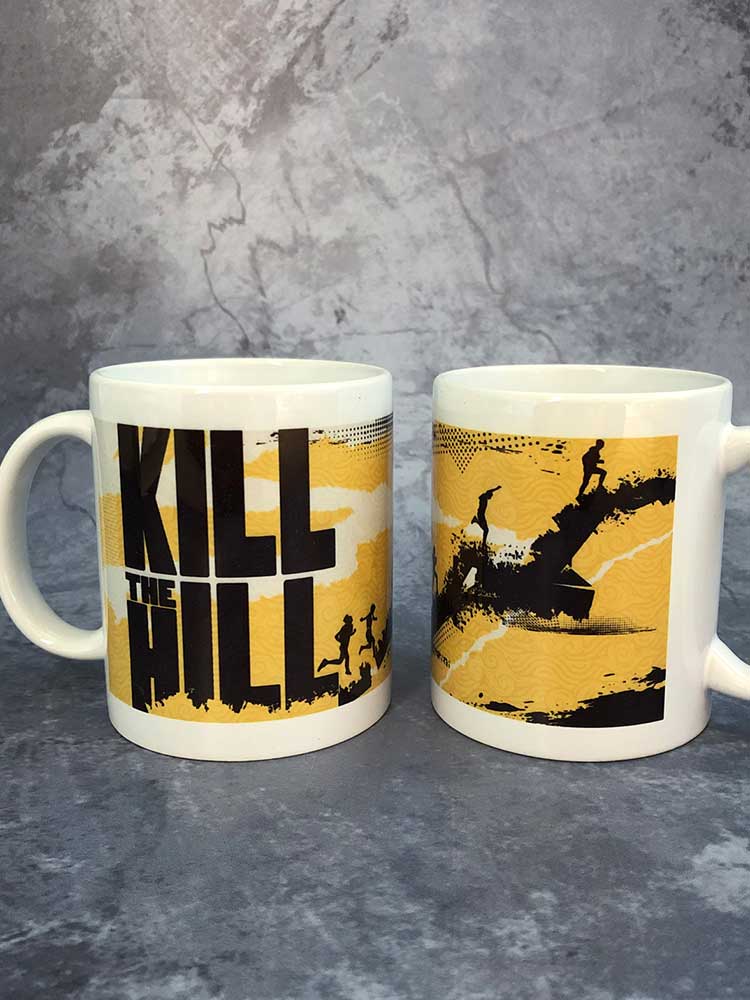 Kill The Hill Fell Running Mug Designed by The Northern Line - Image 2