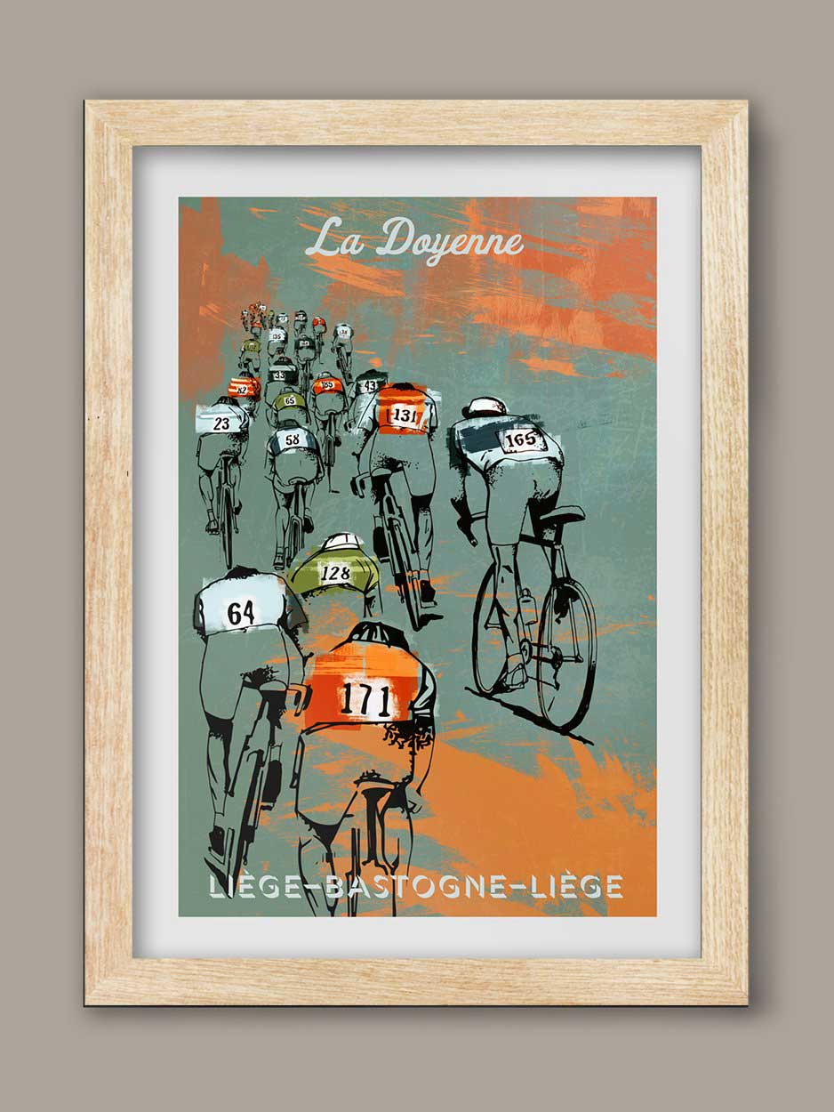 La Doyenne - Cycling Print - Image 3