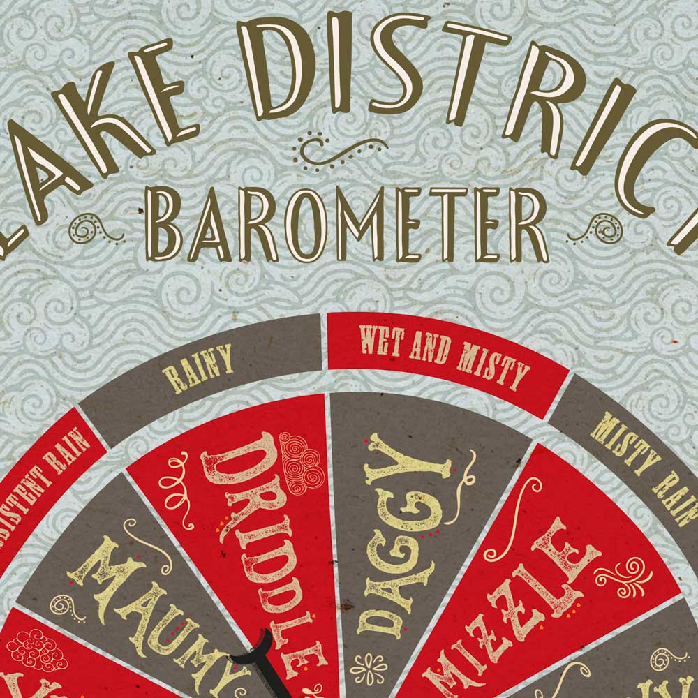 Lake District Barometer Print - Image 4