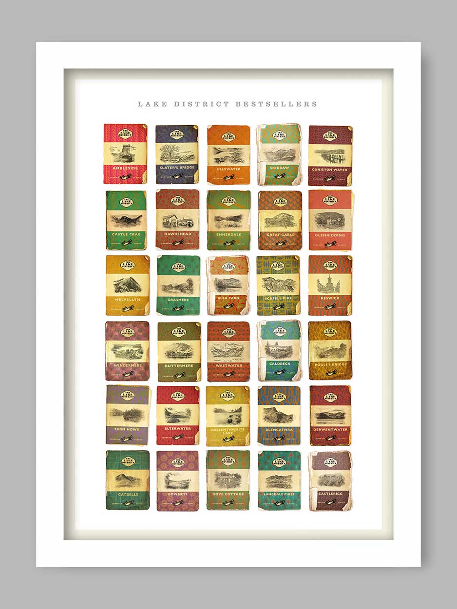 Lake District Bestsellers - Lake District Print - Image 2
